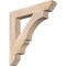 Ekena Millwork Balboa Slat Smooth Bracket, Douglas Fir, 3 1/2"W x 24"D x 24"H BKT04X24X24BOA06SDF - alternate 1